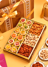 Tarts with Roasted Dry Fruits, Sweets Gift Pack